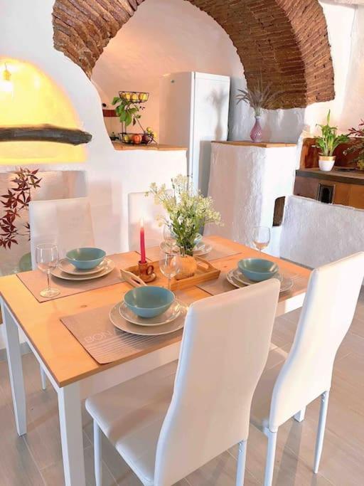 La Palmera. Casa Rural Con Piscina Privada. Benadalid エクステリア 写真