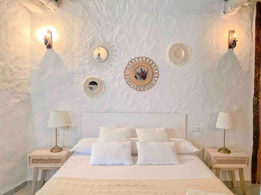 La Palmera. Casa Rural Con Piscina Privada. Benadalid エクステリア 写真