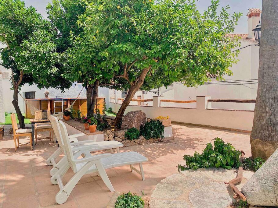 La Palmera. Casa Rural Con Piscina Privada. Benadalid エクステリア 写真