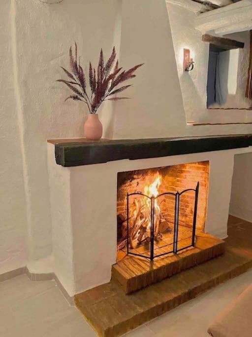 La Palmera. Casa Rural Con Piscina Privada. Benadalid エクステリア 写真
