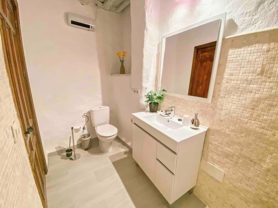 La Palmera. Casa Rural Con Piscina Privada. Benadalid エクステリア 写真
