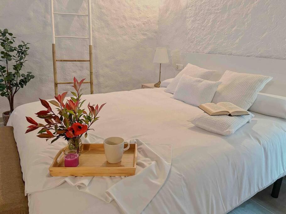La Palmera. Casa Rural Con Piscina Privada. Benadalid エクステリア 写真