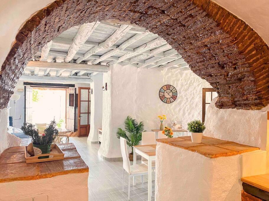 La Palmera. Casa Rural Con Piscina Privada. Benadalid エクステリア 写真